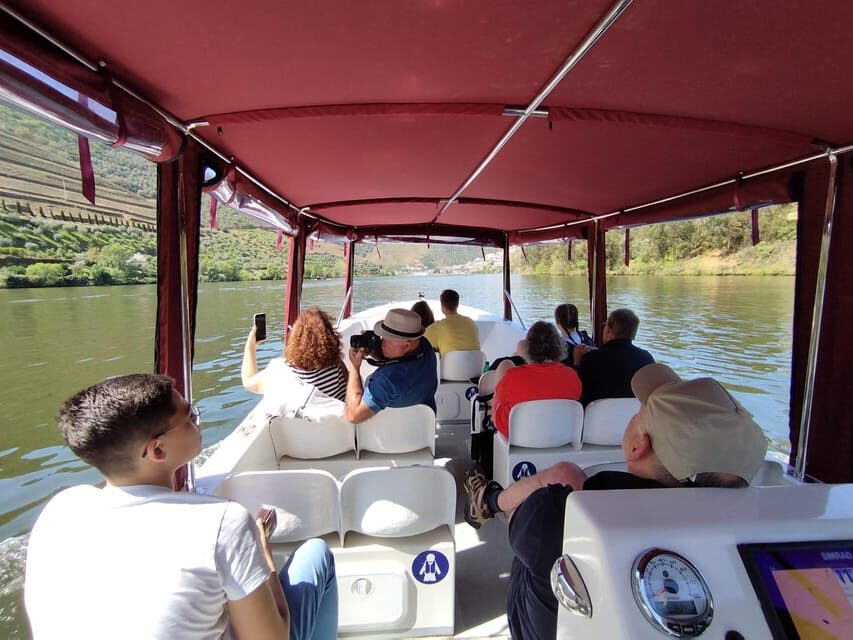 From Pinhão: Douro Valley Tour w/ Wine Tasting and Boat Trip - From Pinhão Quay to the AC Minivan: Easy Start, Real Timing