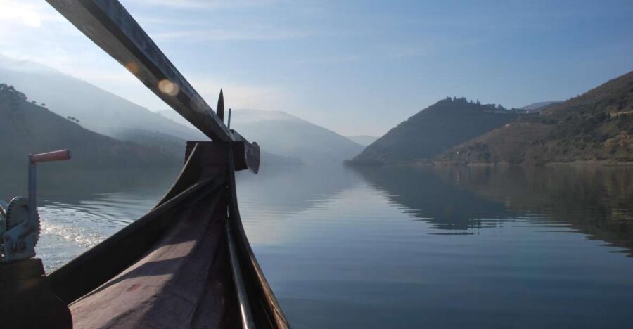 Pinhão: Private Rabelo Boat Tour along the River Douro - Rabelo boat comfort: open space plus covered space