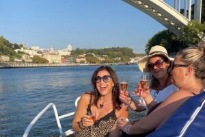 Port : private cruiser 6 Bridges and port wine tasting/Sunset - Nature Interlude: The Douro Estuary and Bird-Watching From Your Seat