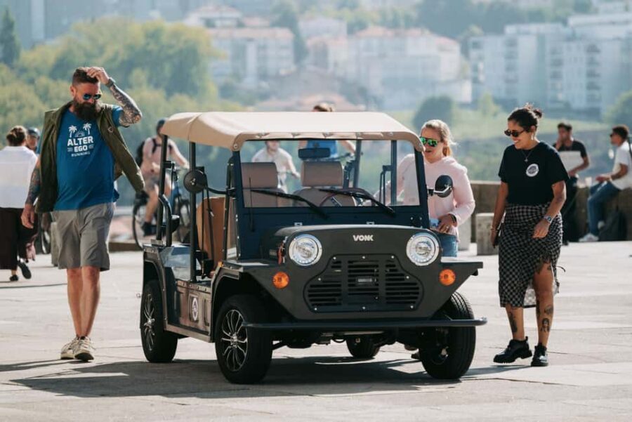 Porto and Foz: Private Douro City Tour in an Electric Ford T - Ribeira Start: Cobblestones, River Views, and Getting Oriented Fast