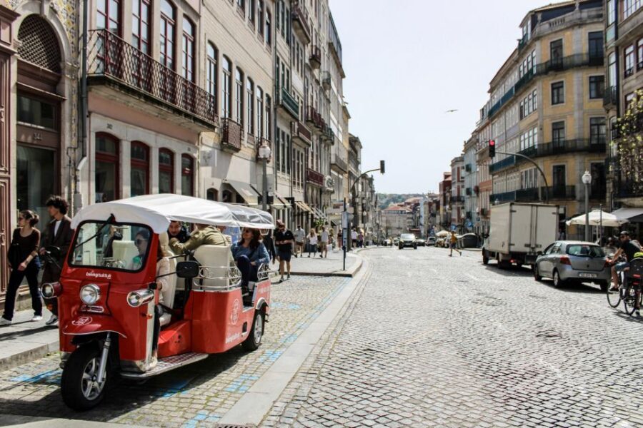 Porto: Guided Tour by Tuk-Tuk & Optional Douro River Cruise - The electric tuk-tuk route: Porto’s big sights without the slog